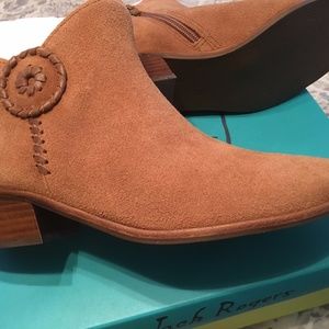 Jack Rogers Suede Booties - Size 8 - New
